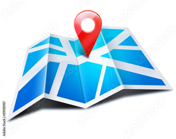 Obraz Ilustracja nawigacji GPS