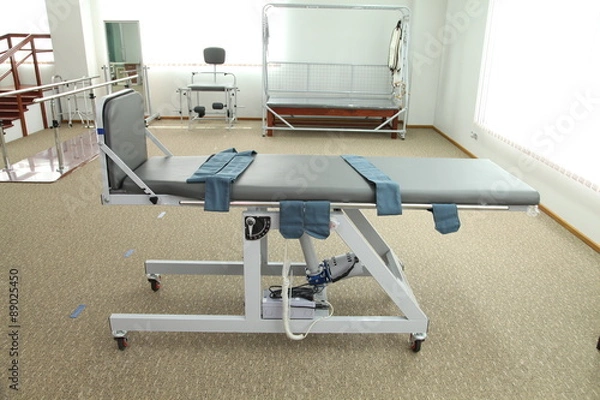Obraz Bed for standing physiotherapy training unit