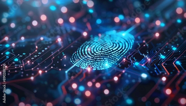 Fototapeta computer circuit board