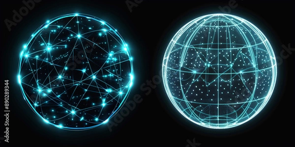 Fototapeta abstract light bulb