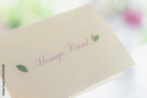 Obraz 気持ちを伝えるお祝いのメッセージカード