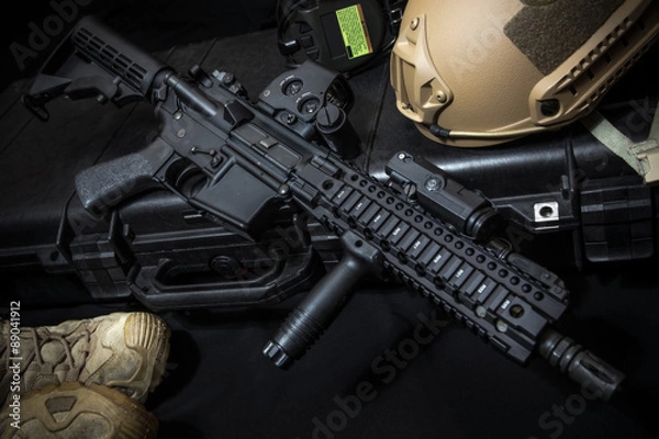 Fototapeta assult rifle