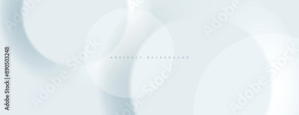 Fototapeta white abstract circles texture background