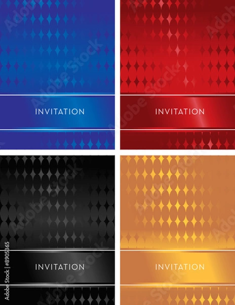 Obraz vector fancy designer invitation cover image