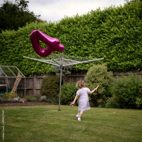 Obraz fourth birthday balloon