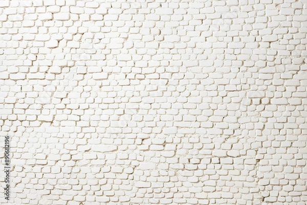 Fototapeta White Brick Wall Texture