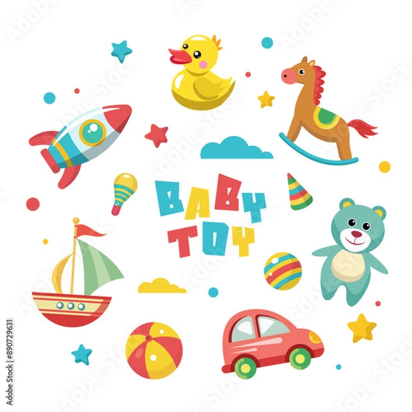 Obraz Baby toy set