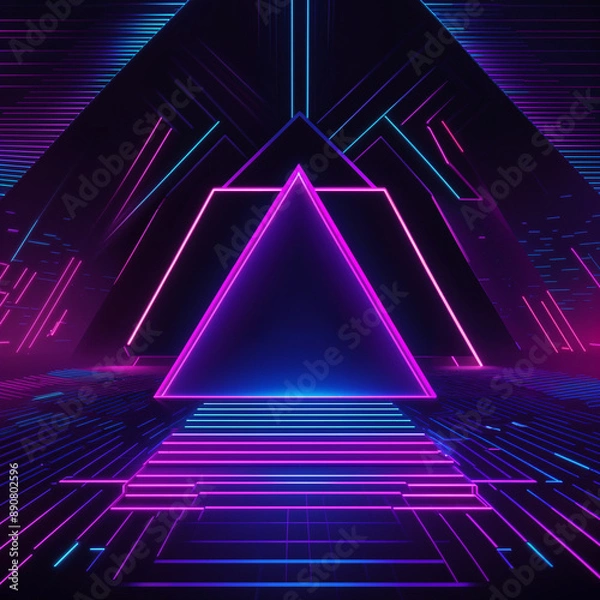 Obraz Neon Light background