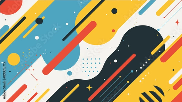 Fototapeta Abstract Vector Graphic - Background - SVG - Illustration