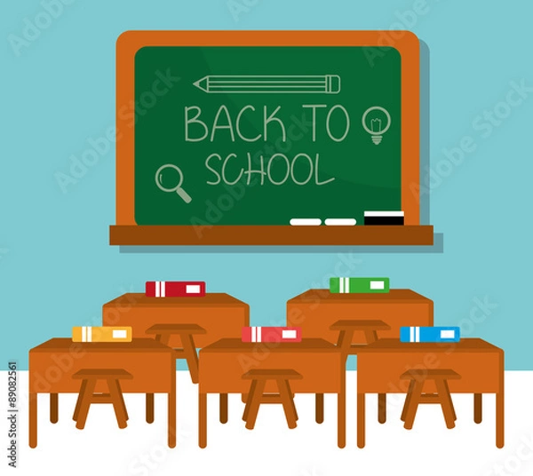 Obraz Clasroom, back to school