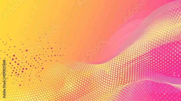 Fototapeta Vibrant Digital Wave