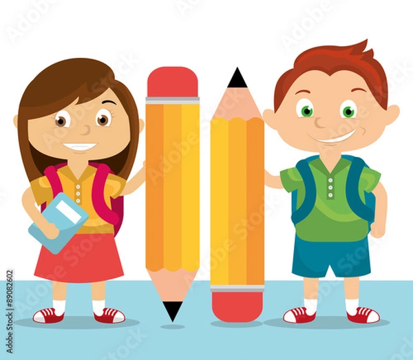 Obraz Cartoon Classmate