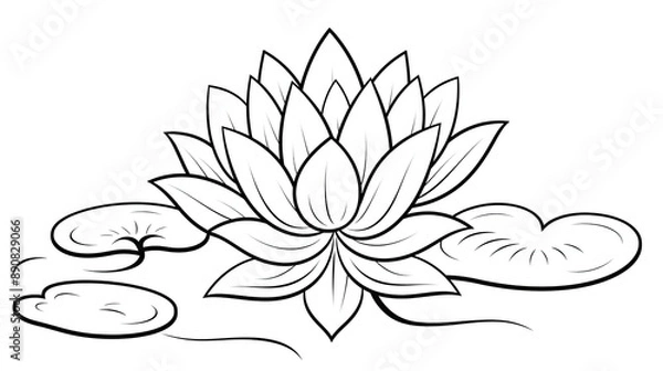 Obraz A lotus flower 