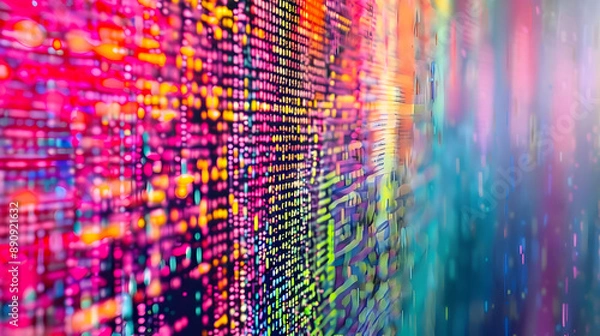 Fototapeta Intricate Code Display on a Computer Screen Highlighting the Complexity and Technical Expertise Involved in Modern Software Development