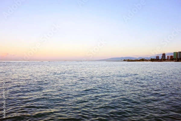 Obraz ワイキキビーチの夜明け