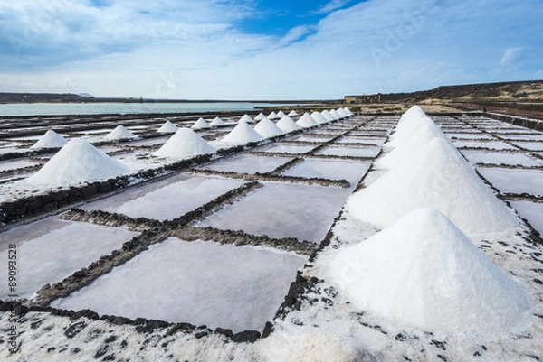 Obraz Salt Works of Janubio, Lanzarote, Wyspy Kanaryjskie
