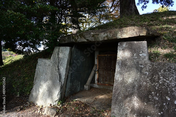 Fototapeta 穴八幡古墳（埼玉県小川町）