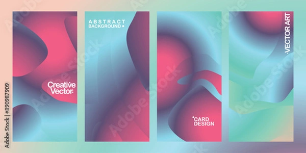Fototapeta Abstract colorful Gradient pop art background
Design for card, brochure, banner idea, book cover, booklet print, flyer sheet a4. Collage page, web header template