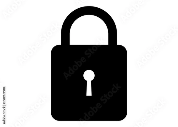 Fototapeta シンプルな鍵アイコン