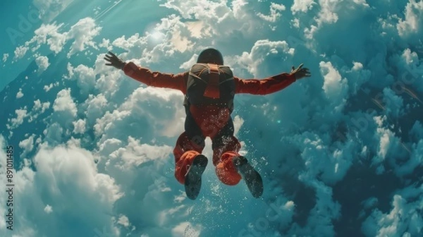 Obraz skydiving extreme sports 