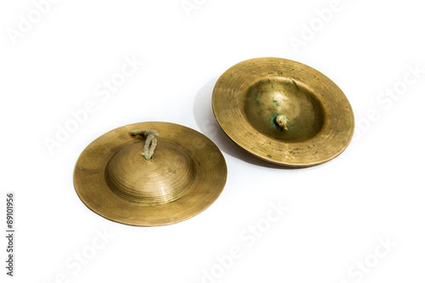 Obraz Thai musical instrument cymbals.
