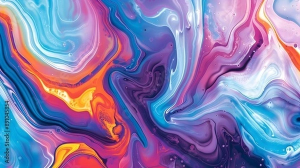Obraz Dynamic Abstract Background Featuring Rich Colors and Flowing Patterns