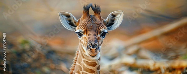 Obraz giraffe in the wild