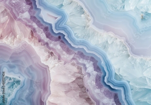 Fototapeta Vibrant Agate Geode Texture