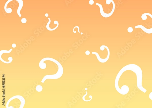 Obraz はてなマークの背景