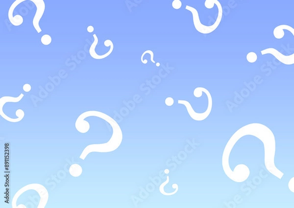 Obraz はてなマークの背景