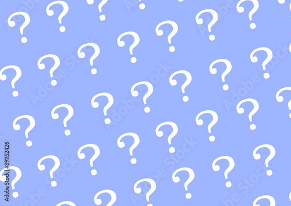 Obraz はてなマークの背景