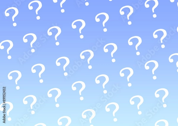 Obraz はてなマークの背景