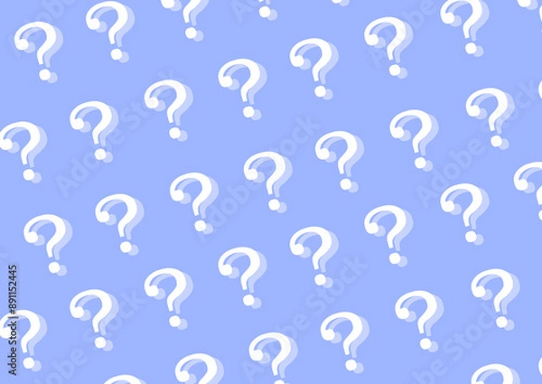 Obraz はてなマークの背景