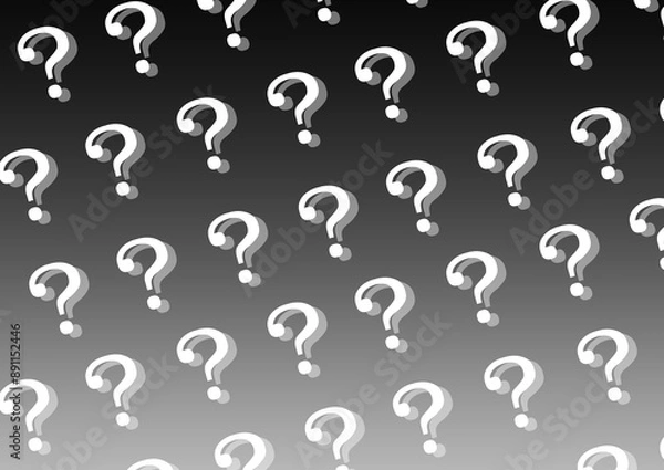 Obraz はてなマークの背景