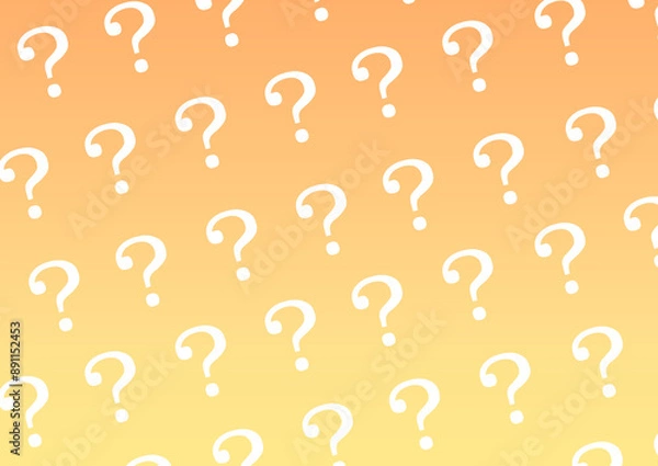 Obraz はてなマークの背景