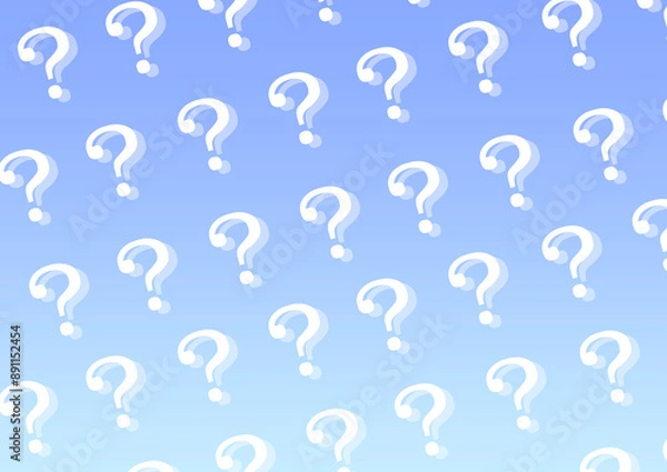 Obraz はてなマークの背景