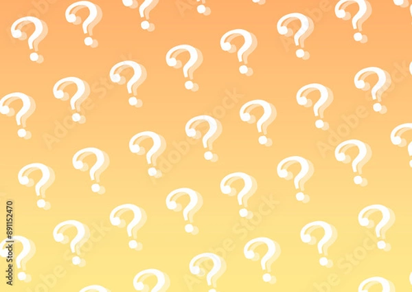 Obraz はてなマークの背景