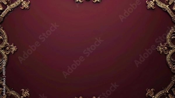 Obraz background with golden ornament