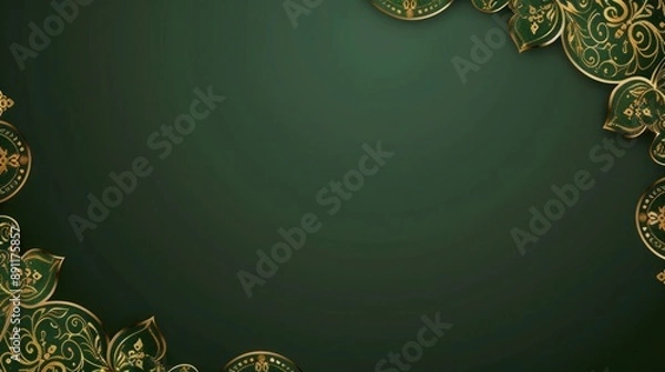 Obraz background with gold ornament