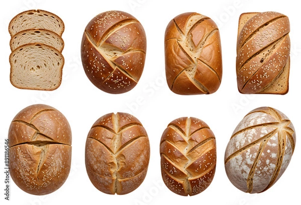 Fototapeta Artisanal Bread Assortment