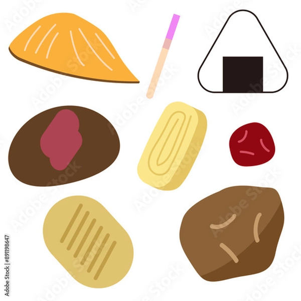 Obraz お弁当の主役イラスト