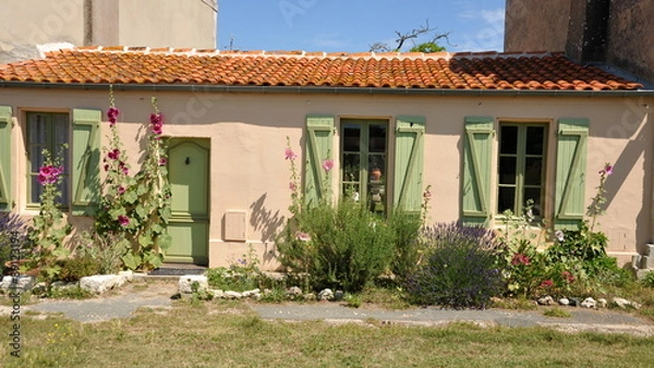 Obraz Maison typique, ile d'Aix