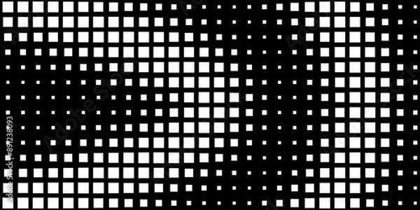 Fototapeta Square Vector Abstract Geometric Background. Halftone Square Pattern