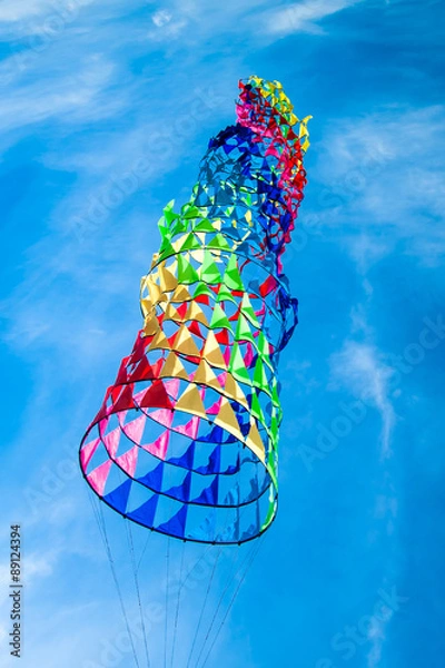 Obraz Kite flying on the blue sky