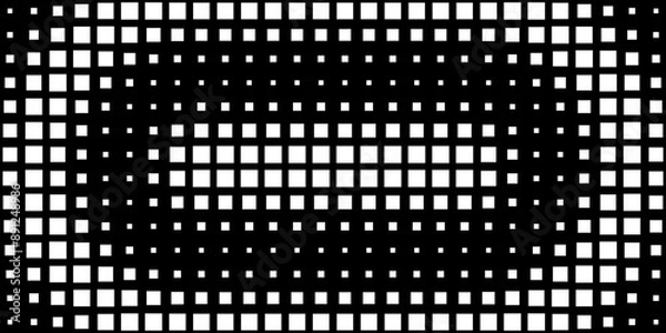 Fototapeta Square Vector Abstract Geometric Background. Halftone Square Pattern
