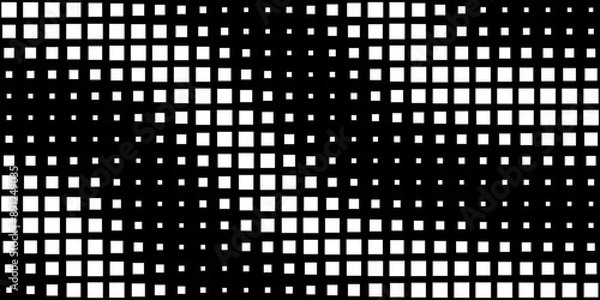 Fototapeta Square Vector Abstract Geometric Background. Halftone Square Pattern