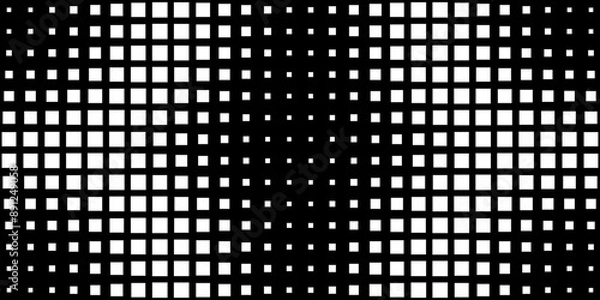 Fototapeta Square Vector Abstract Geometric Background. Halftone Square Pattern