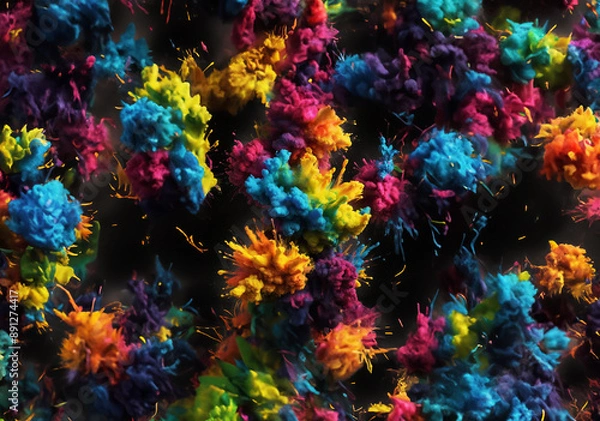 Obraz Explosion of imagination: creative energy.