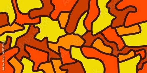 Obraz Abstract seamless pattern art decorative background