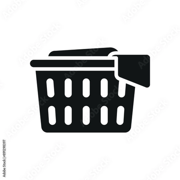 Fototapeta Laundry basket icon vector design templates simple and modern
